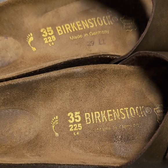 Birkenstock Metallic Brown Sandals - Picture 2 of 7